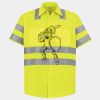 Men's High Visibility Safety Short Sleeve Work Shirt Thumbnail