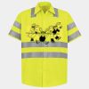Men's High Visibility Safety Short Sleeve Work Shirt Thumbnail