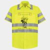 Men's High Visibility Safety Short Sleeve Work Shirt Thumbnail