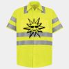 Men's High Visibility Safety Short Sleeve Work Shirt Thumbnail