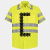 Men's High Visibility Safety Short Sleeve Work Shirt Thumbnail