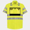 Men's High Visibility Safety Short Sleeve Work Shirt Thumbnail