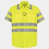 Men's High Visibility Safety Short Sleeve Work Shirt Thumbnail