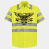 Men's High Visibility Safety Short Sleeve Work Shirt Thumbnail