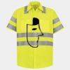 Men's High Visibility Safety Short Sleeve Work Shirt Thumbnail