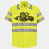Men's High Visibility Safety Short Sleeve Work Shirt Thumbnail