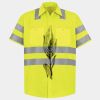 Men's High Visibility Safety Short Sleeve Work Shirt Thumbnail