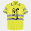 Men's High Visibility Safety Short Sleeve Work Shirt Thumbnail