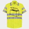 Men's High Visibility Safety Short Sleeve Work Shirt Thumbnail