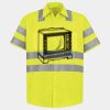 Men's High Visibility Safety Short Sleeve Work Shirt Thumbnail