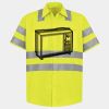 Men's High Visibility Safety Short Sleeve Work Shirt Thumbnail