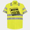 Men's High Visibility Safety Short Sleeve Work Shirt Thumbnail