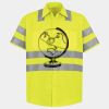 Men's High Visibility Safety Short Sleeve Work Shirt Thumbnail
