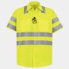 Men's High Visibility Safety Short Sleeve Work Shirt Thumbnail