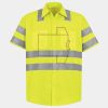 Men's High Visibility Safety Short Sleeve Work Shirt Thumbnail