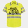 Men's High Visibility Safety Short Sleeve Work Shirt Thumbnail