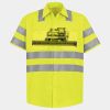 Men's High Visibility Safety Short Sleeve Work Shirt Thumbnail