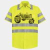 Men's High Visibility Safety Short Sleeve Work Shirt Thumbnail