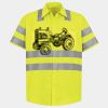 Men's High Visibility Safety Short Sleeve Work Shirt Thumbnail