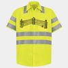 Men's High Visibility Safety Short Sleeve Work Shirt Thumbnail
