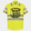 Men's High Visibility Safety Short Sleeve Work Shirt Thumbnail
