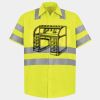 Men's High Visibility Safety Short Sleeve Work Shirt Thumbnail