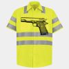 Men's High Visibility Safety Short Sleeve Work Shirt Thumbnail