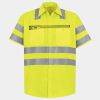 Men's High Visibility Safety Short Sleeve Work Shirt Thumbnail