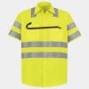 Men's High Visibility Safety Short Sleeve Work Shirt Thumbnail