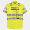 Men's High Visibility Safety Short Sleeve Work Shirt Thumbnail