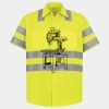 Men's High Visibility Safety Short Sleeve Work Shirt Thumbnail