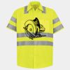 Men's High Visibility Safety Short Sleeve Work Shirt Thumbnail