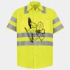 Men's High Visibility Safety Short Sleeve Work Shirt Thumbnail