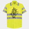 Men's High Visibility Safety Short Sleeve Work Shirt Thumbnail