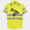 Men's High Visibility Safety Short Sleeve Work Shirt Thumbnail