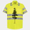 Men's High Visibility Safety Short Sleeve Work Shirt Thumbnail