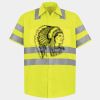 Men's High Visibility Safety Short Sleeve Work Shirt Thumbnail
