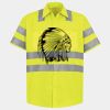 Men's High Visibility Safety Short Sleeve Work Shirt Thumbnail