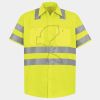 Men's High Visibility Safety Short Sleeve Work Shirt Thumbnail