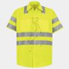 Men's High Visibility Safety Short Sleeve Work Shirt Thumbnail