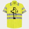 Men's High Visibility Safety Short Sleeve Work Shirt Thumbnail