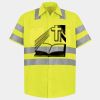 Men's High Visibility Safety Short Sleeve Work Shirt Thumbnail