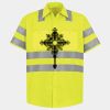 Men's High Visibility Safety Short Sleeve Work Shirt Thumbnail