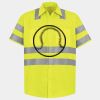 Men's High Visibility Safety Short Sleeve Work Shirt Thumbnail