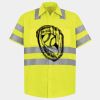 Men's High Visibility Safety Short Sleeve Work Shirt Thumbnail