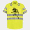 Men's High Visibility Safety Short Sleeve Work Shirt Thumbnail
