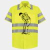 Men's High Visibility Safety Short Sleeve Work Shirt Thumbnail