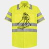 Men's High Visibility Safety Short Sleeve Work Shirt Thumbnail