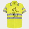 Men's High Visibility Safety Short Sleeve Work Shirt Thumbnail