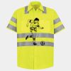 Men's High Visibility Safety Short Sleeve Work Shirt Thumbnail